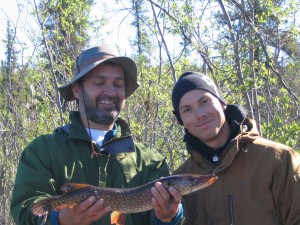 Photo of Kyle and Lawrence with Pike