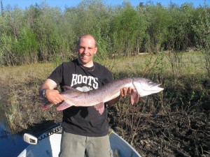 Photo of Wade with 18lb Northern Pike