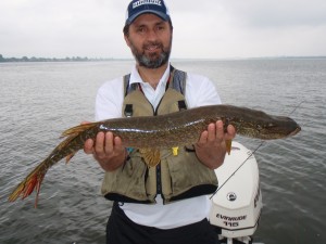 Photos of Lawrence with 8lb Pike