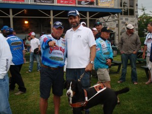 Photo of Lawrence and Karl Kalonka, host of Extreme Angler TV