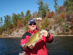Photo of Charles Sim with 3lb+ Smallmouth Bass
